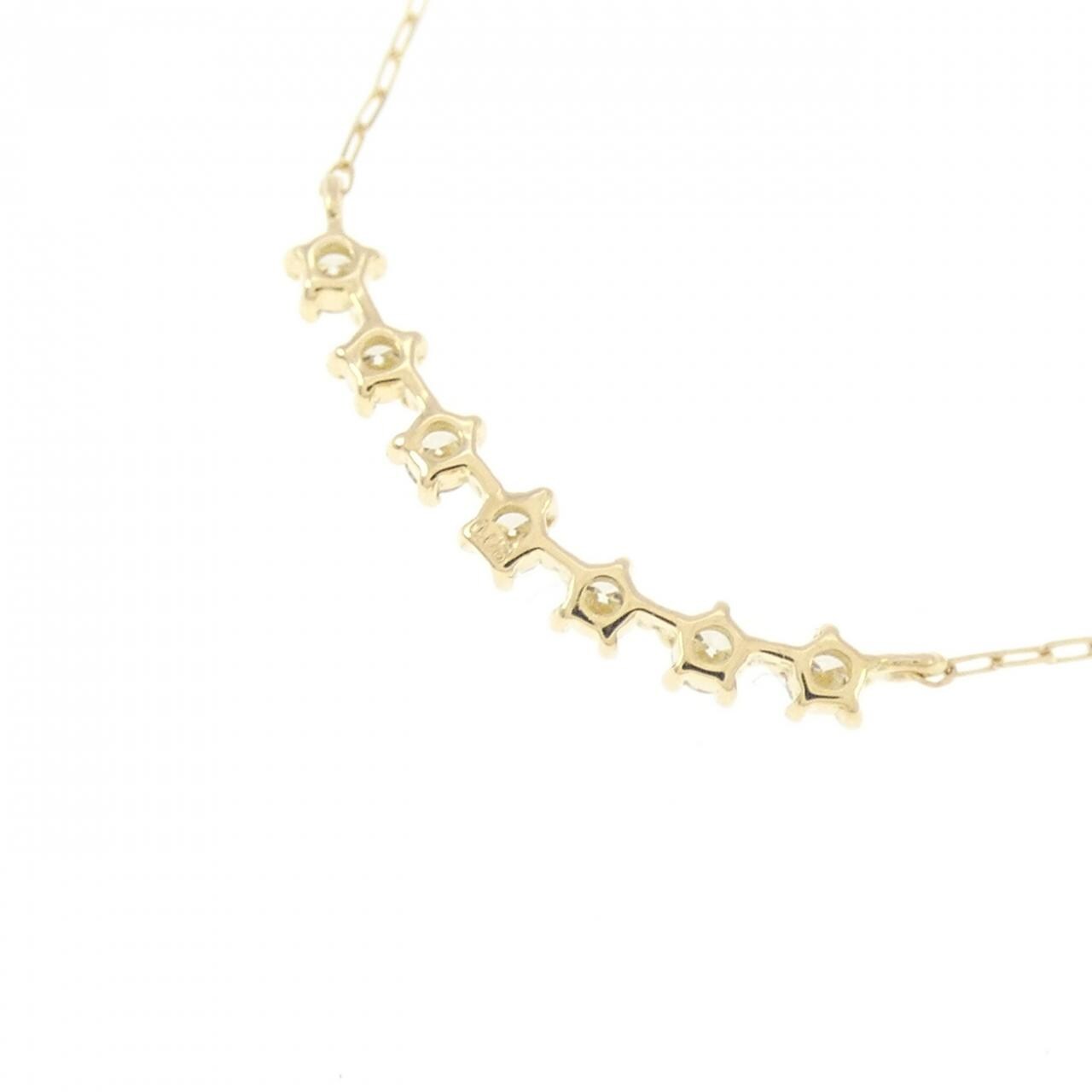 【新品】K18YG ダイヤモンド ネックレス 0.08CT
