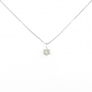 PT900/PT850 Solitaire Diamond Necklace 0.30CT