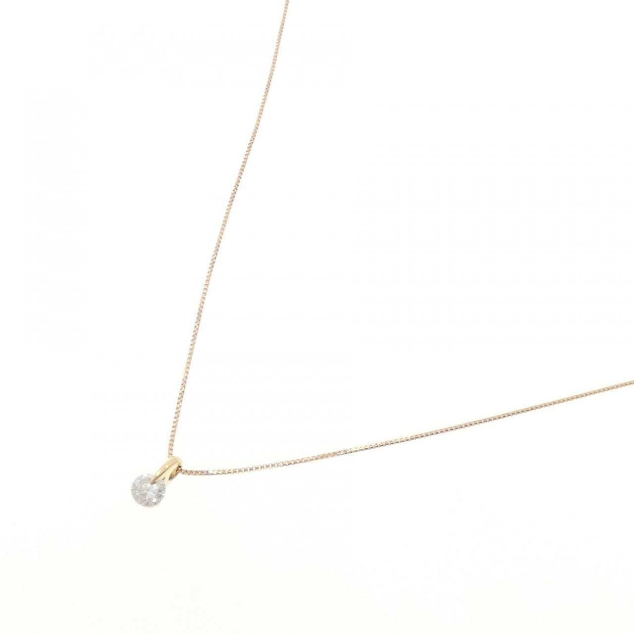 K18YG ダイヤモンド ネックレス 0.20CT