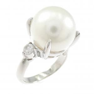 PT900 白蝶パール リング 13.4mm