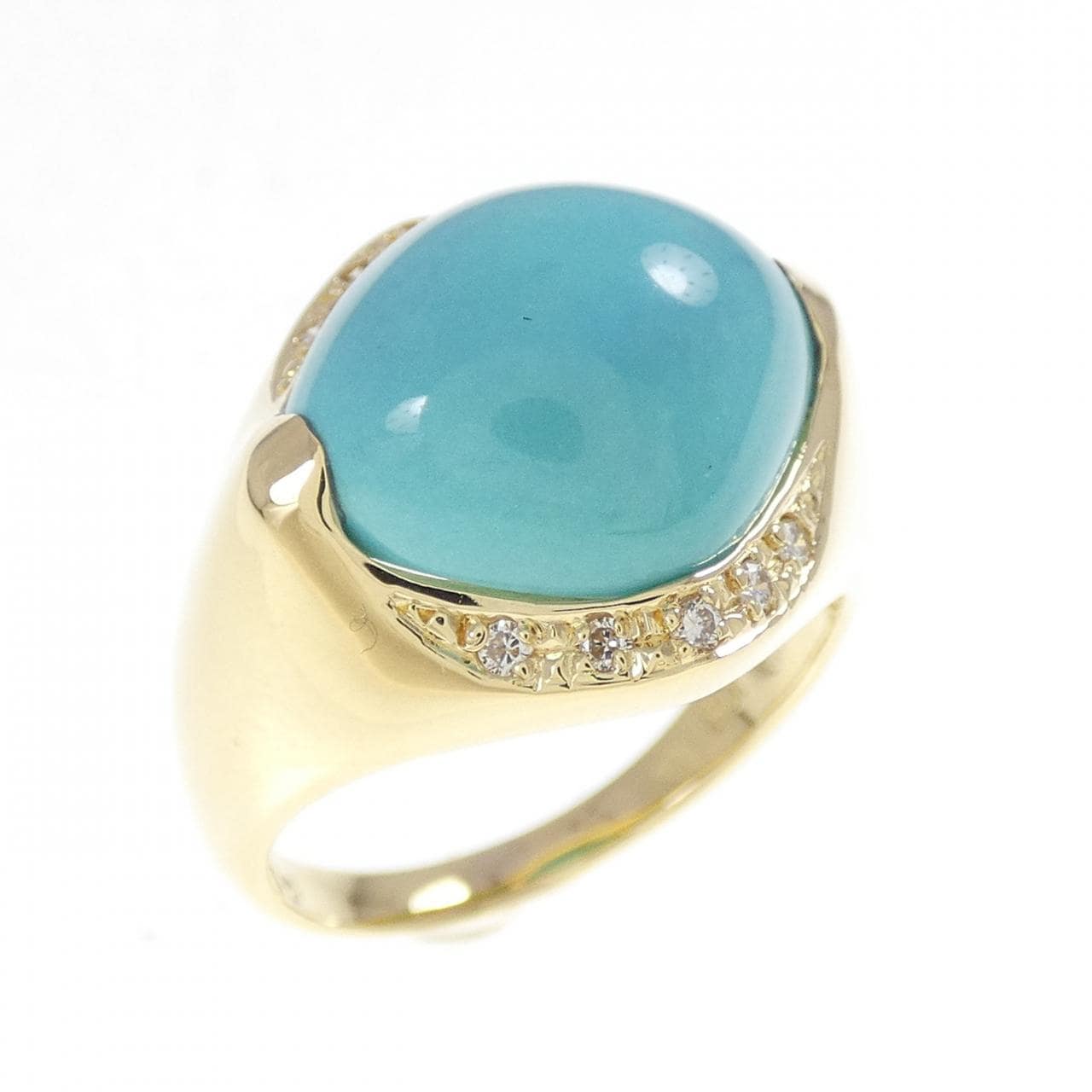 K18YG ターコイズ リング