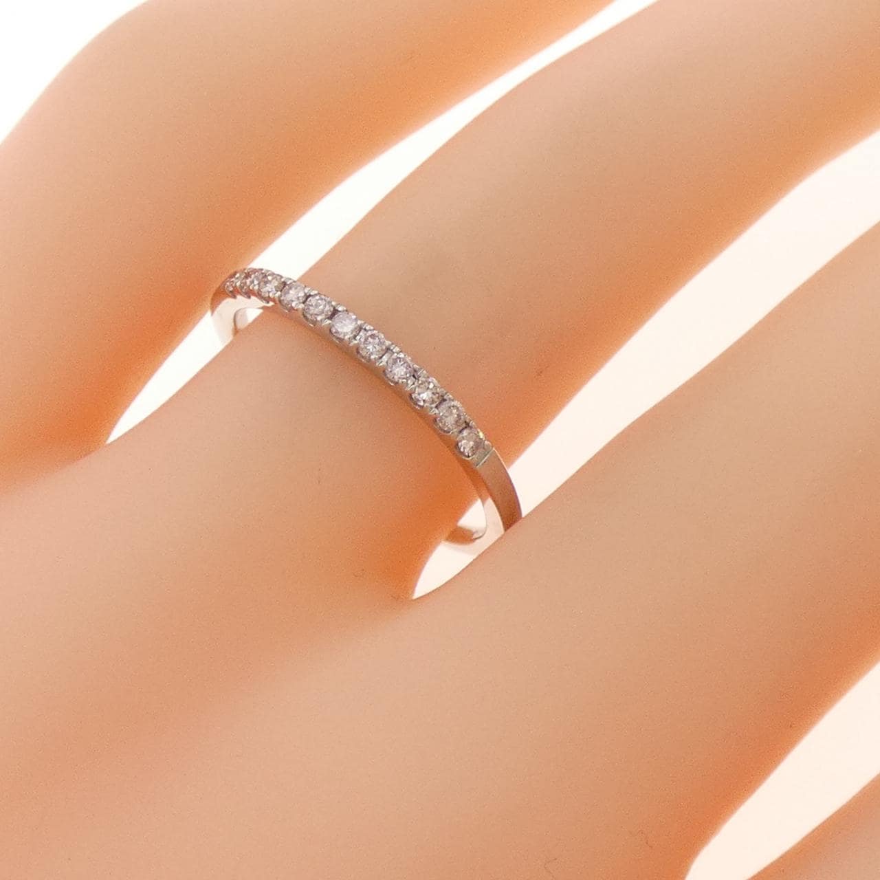 PT950 ダイヤモンド リング 0.12CT
