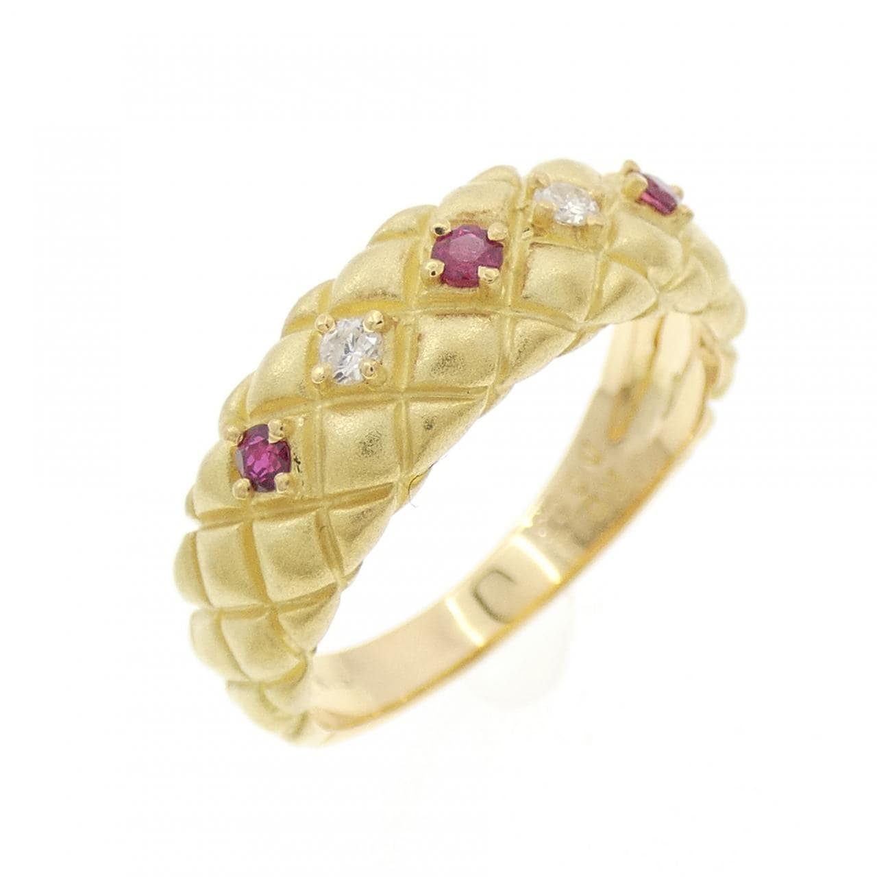 K18YG ルビー リング 0.14CT