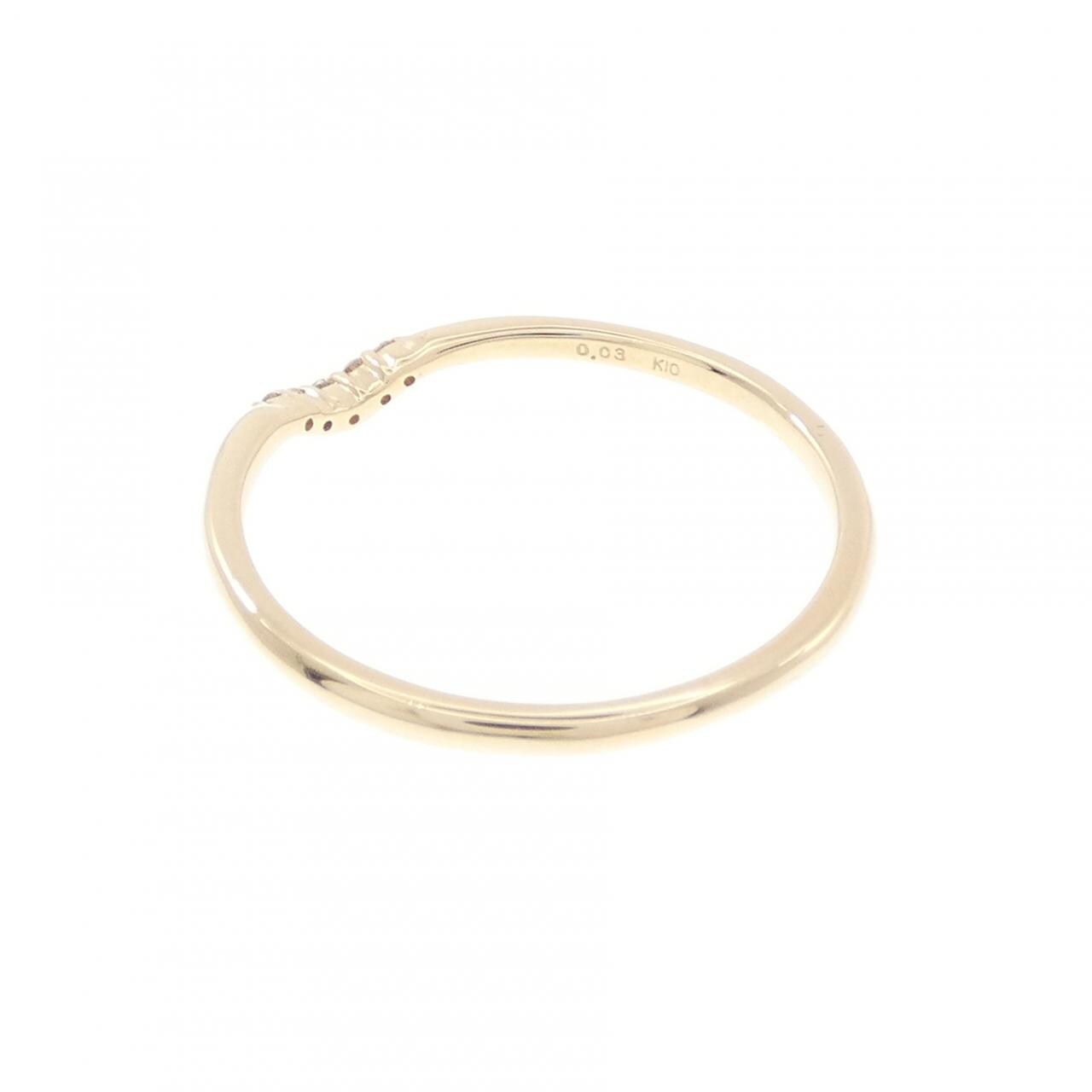 アガット ダイヤモンド リング 0.03CT