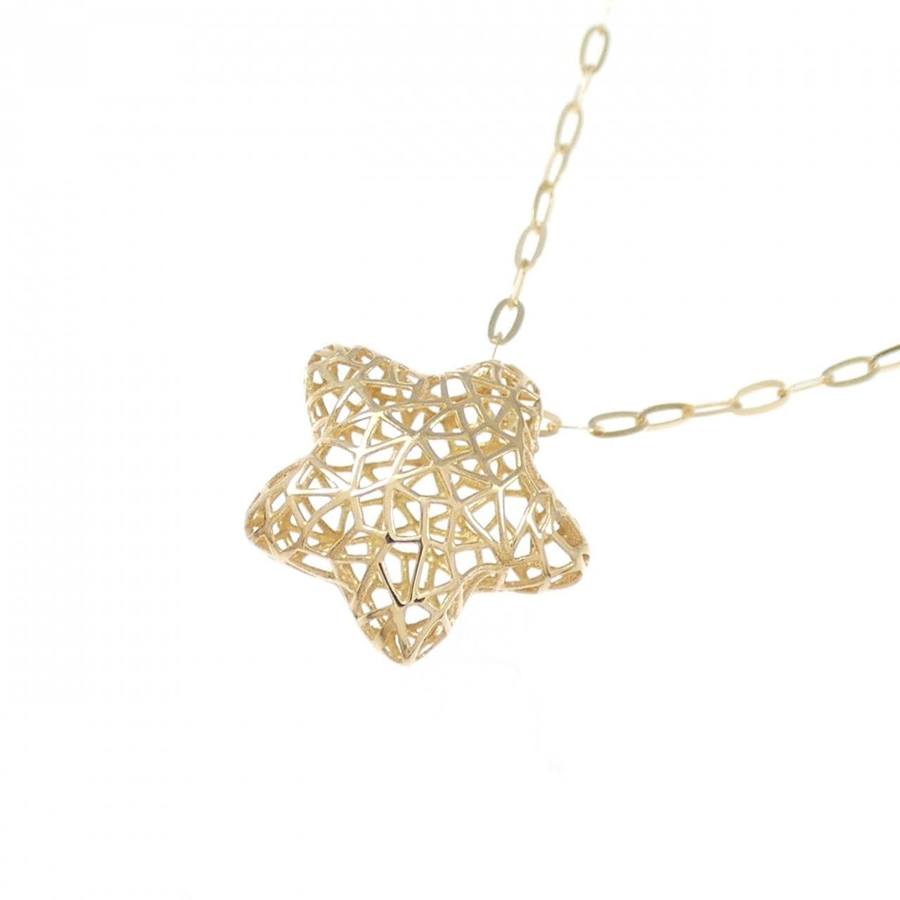 K18YG Star Necklace