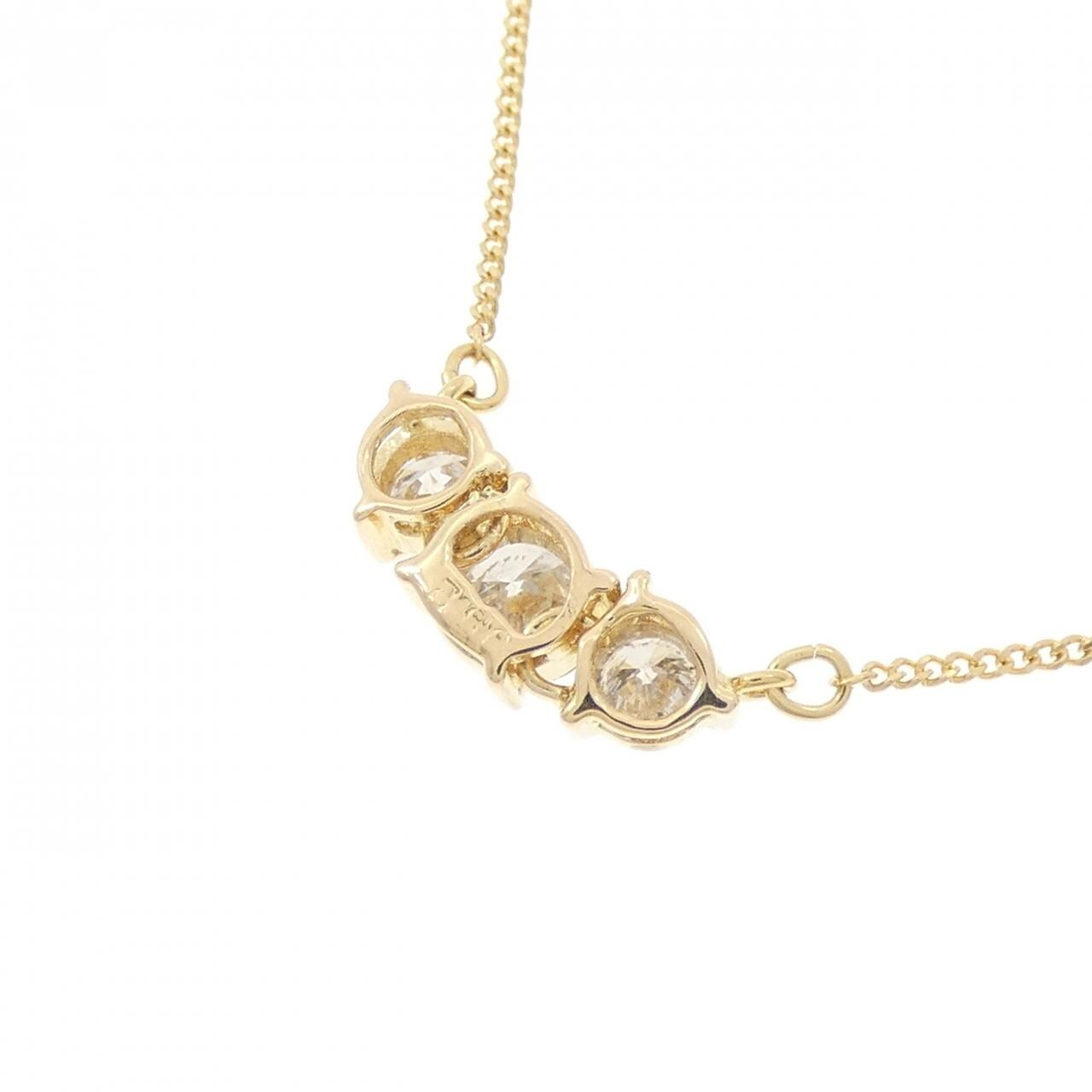 K18YG ダイヤモンド ネックレス 0.52CT