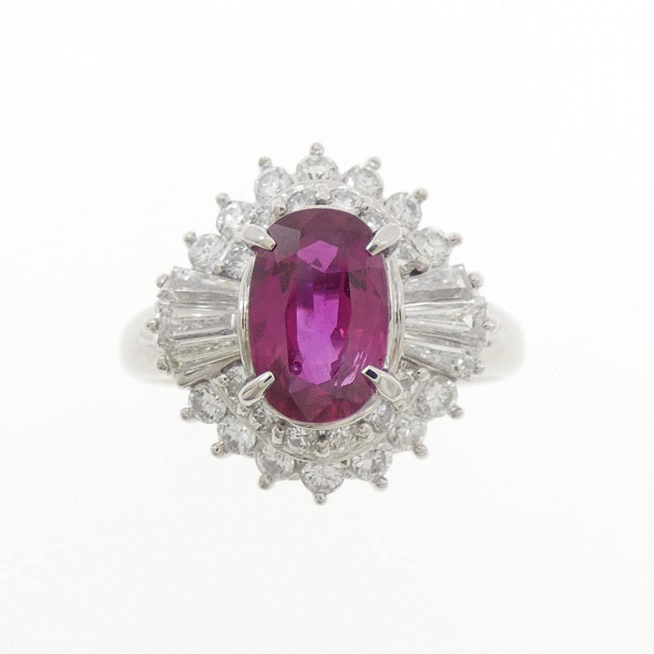 PT900 ルビー リング 1.11CT