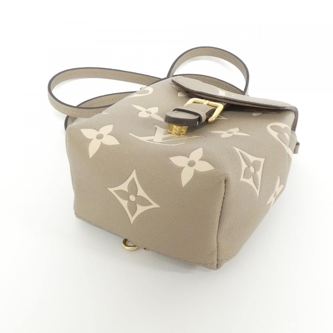 LOUIS VUITTON双色Monogram Empreinte迷你背包 M80738双肩包