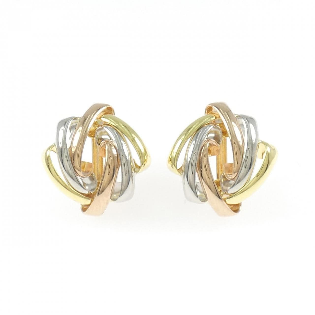 [新品] K18YG/PT900/K18PG 耳环