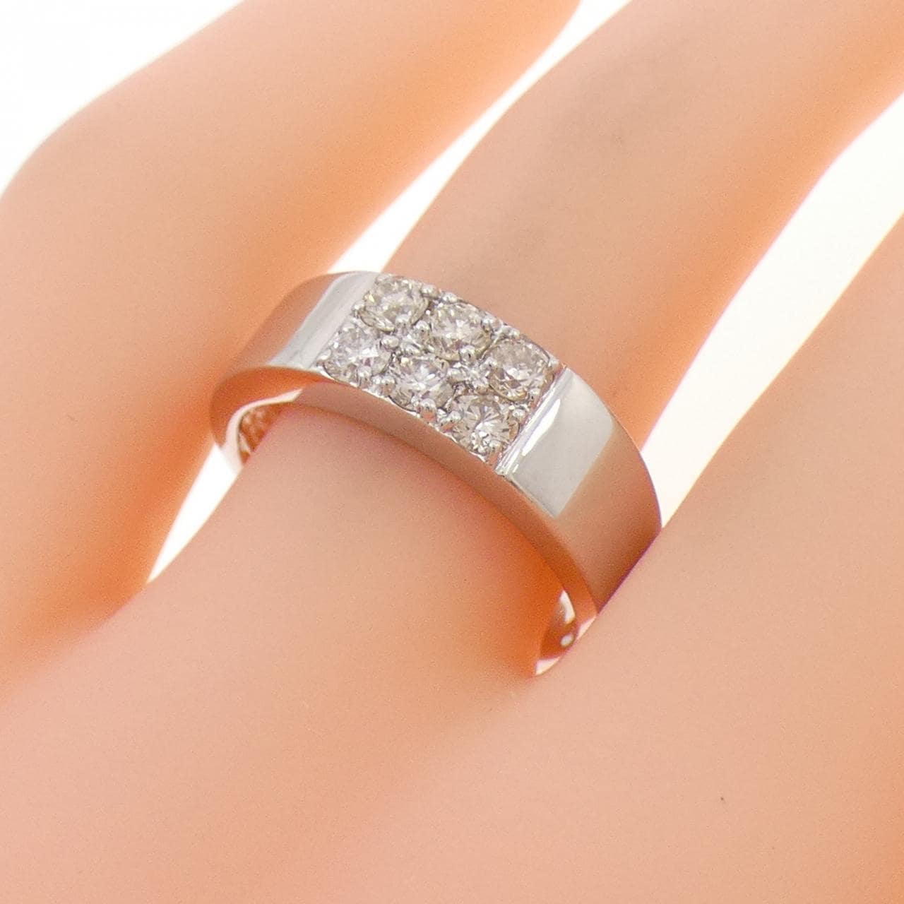 K18WG ダイヤモンド リング 0.51CT