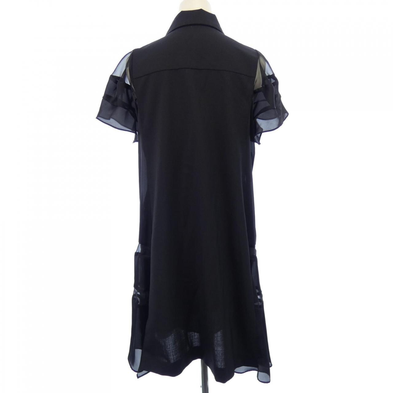 SAKAI SUITINGxSATIN DRESS 25-07807连衣裙