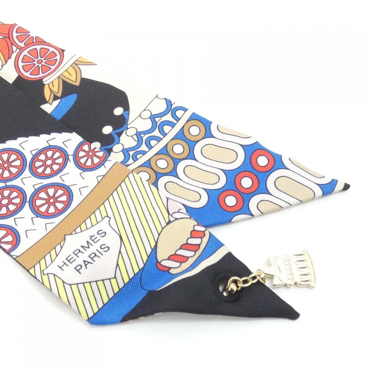 エルメス LA PATISSERIE FRANCAISE ツイリー チャーム 853336S スカーフ