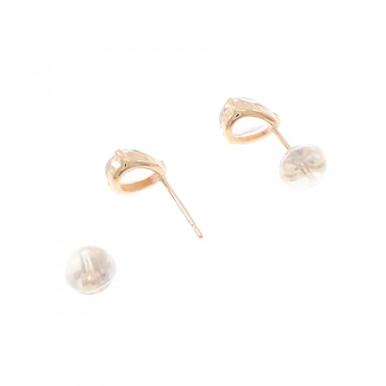 K18PG ベリル ピアス 1.24CT