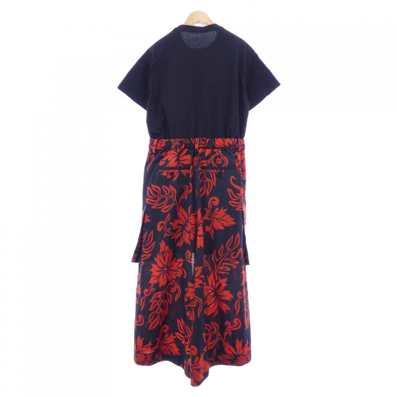 サカイ SACAI FLORAL PRINT COTTON JERSEY DRESS 24-07062 ワンピース