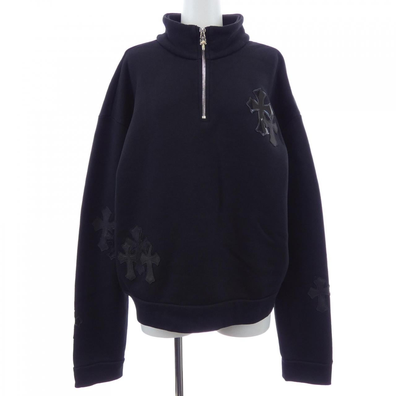 クロムハーツ CHROME HEARTS ハラコレザークロスパッチ 417192999******646 スウェット