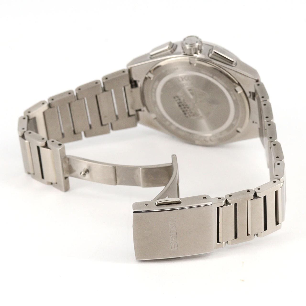 セイコー アストロン GPS 電波時計 TI 5X83-0AE0-1/SBXC163 TI ソーラークォーツ