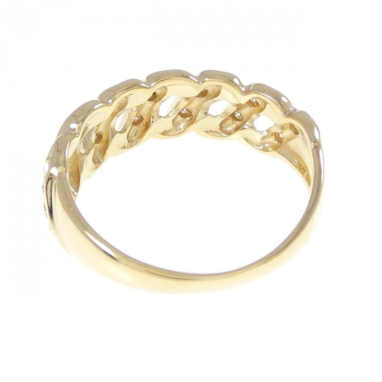 K18YG ダイヤモンド リング 0.10CT