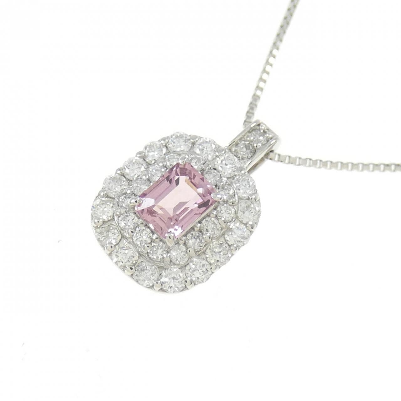 PT サファイヤ ネックレス 0.300CT