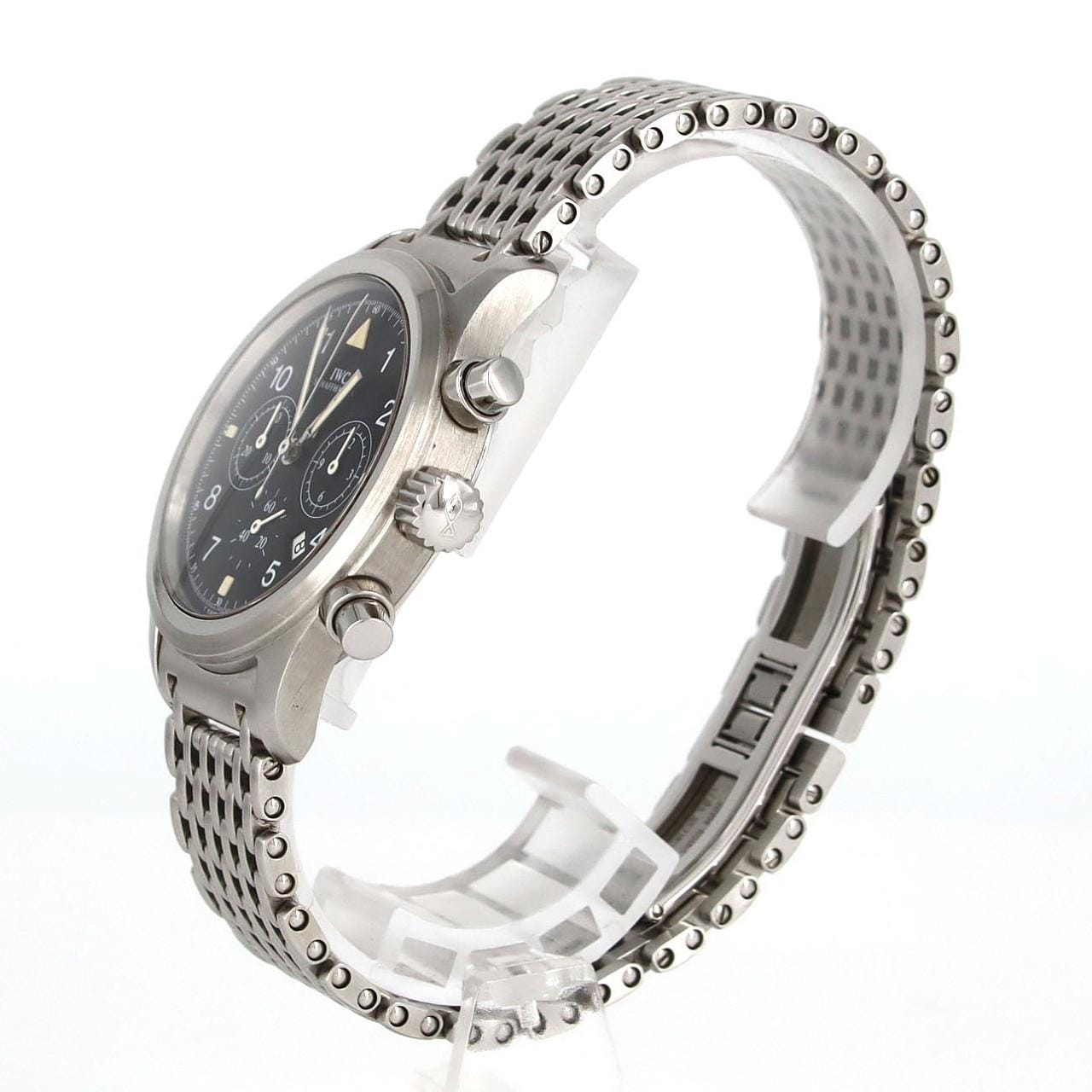 【ノーメンテナンス還元価格】IWC フリーガークロノグラフ 3741-002 SS クォーツ