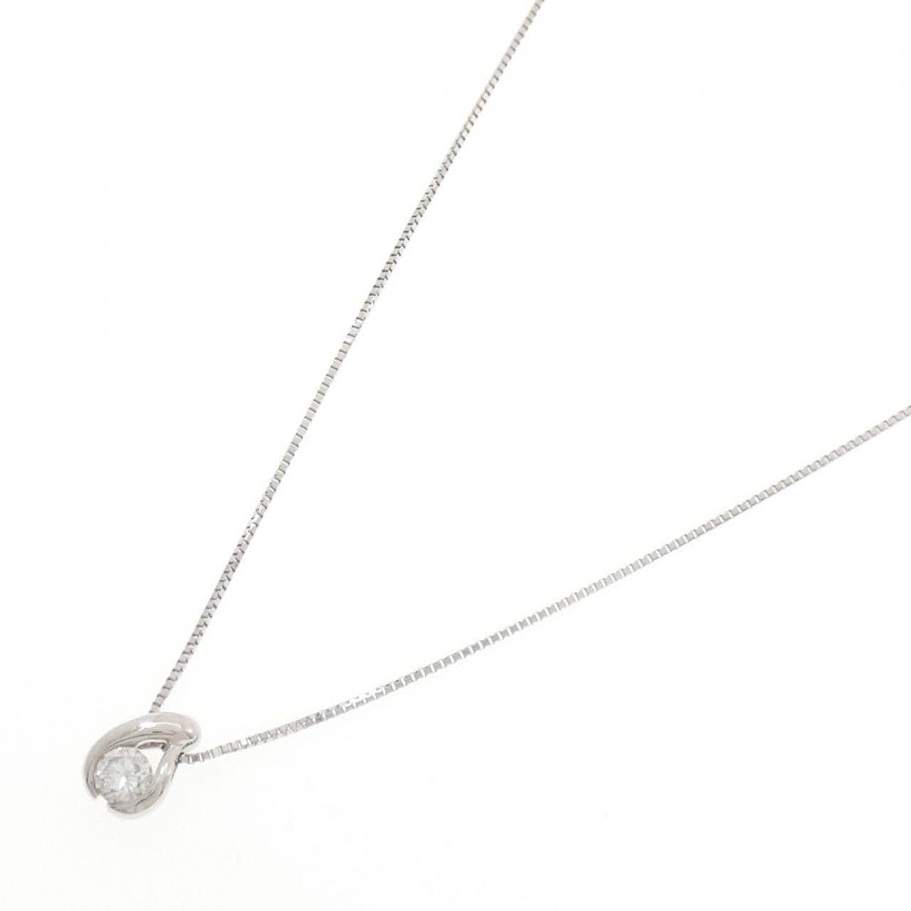 PT900/PT850 ダイヤモンド ネックレス 0.214CT