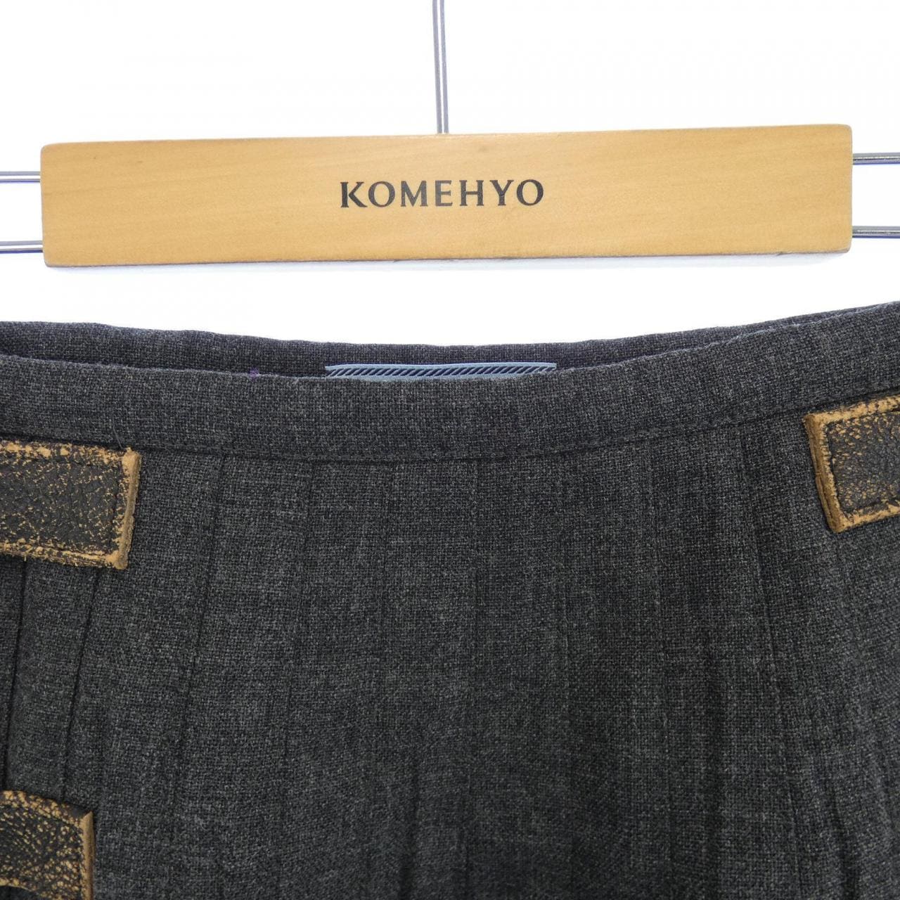 プラダ PRADA プリーツ ラッシュステッチ P147ZE SOOO 17N1 スカート