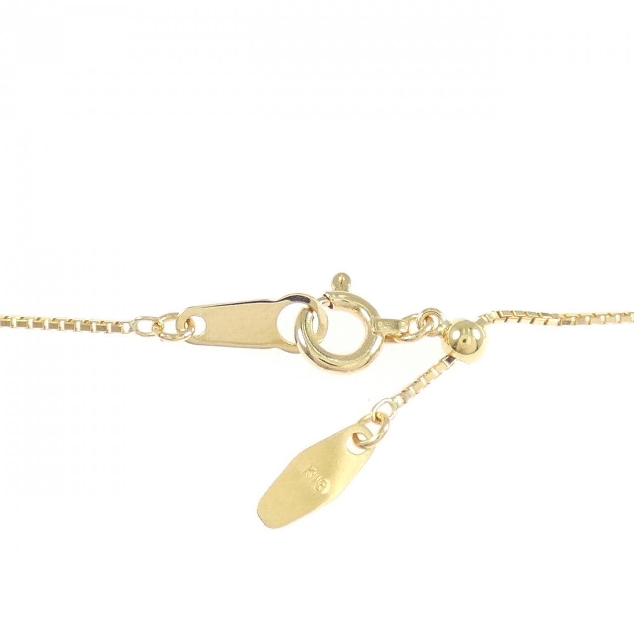 K18YG ハート ダイヤモンド ネックレス 0.25CT