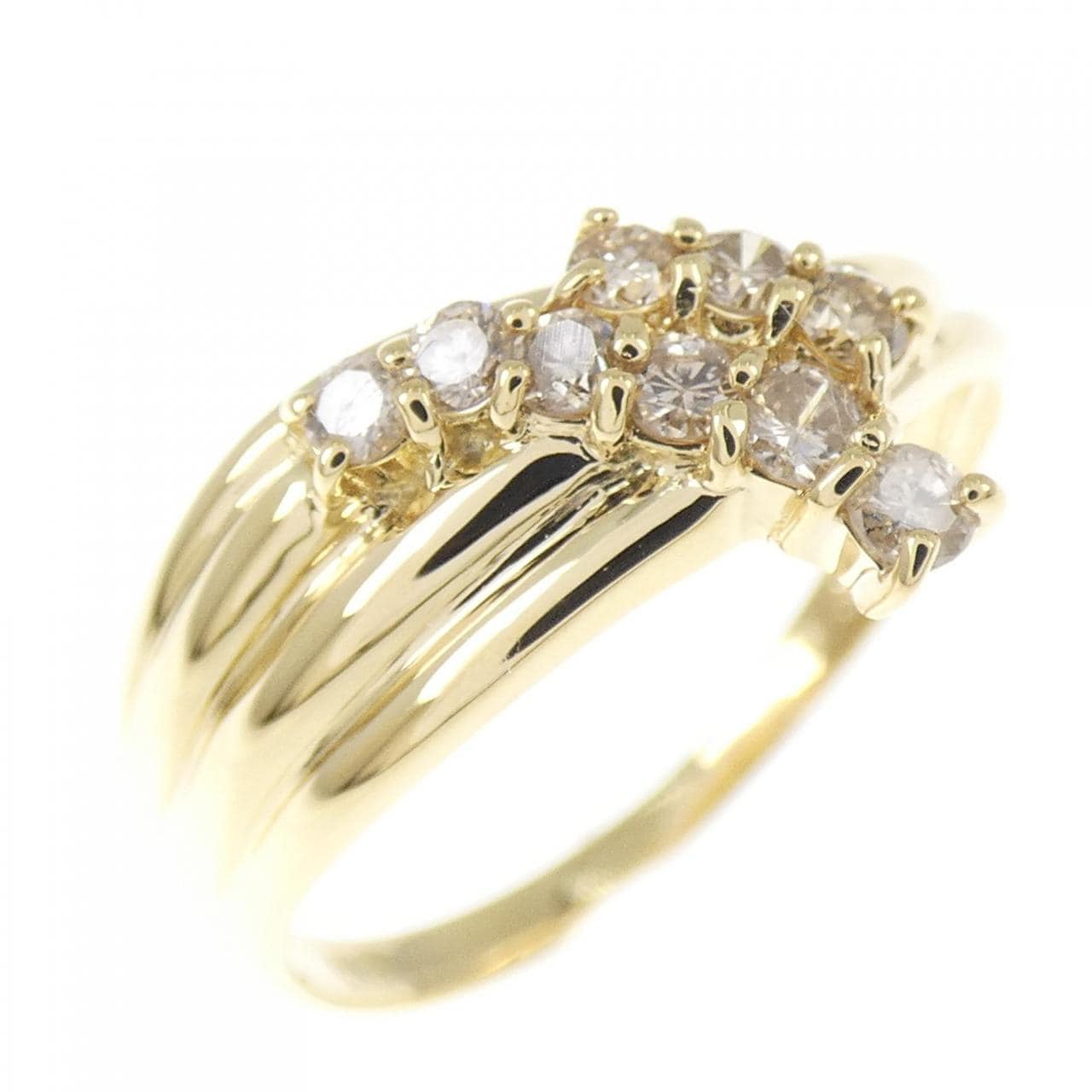 K18YG ダイヤモンド リング 0.30CT