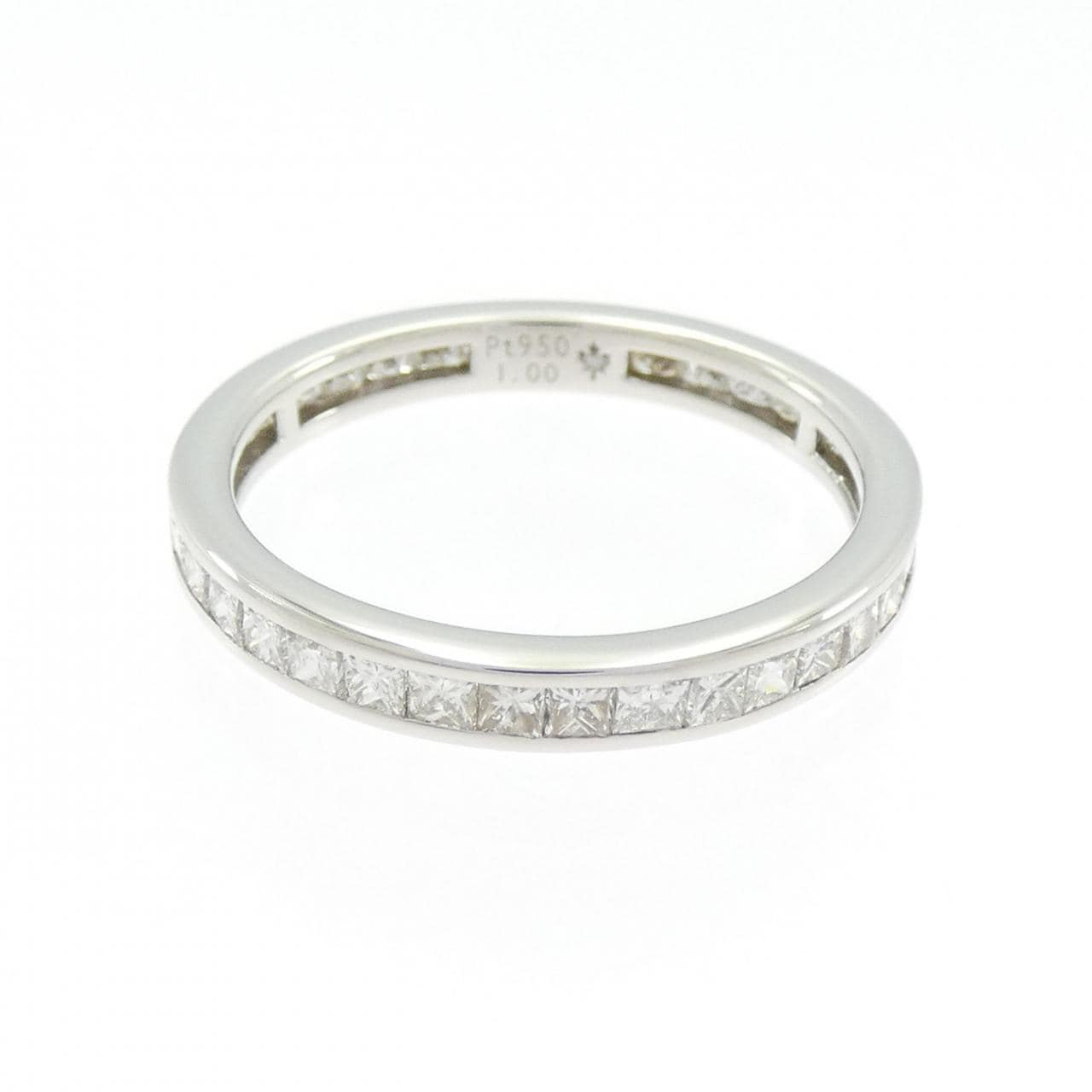 PT950 フルエタニティ ダイヤモンド リング 1.00CT