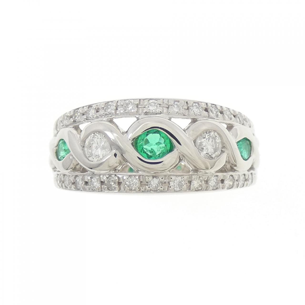 PT エメラルド リング 0.16CT