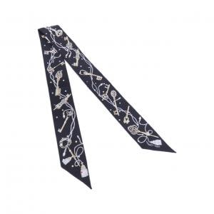 【未使用品】エルメス LES CLES A POIS ツイリー 063871S スカーフ