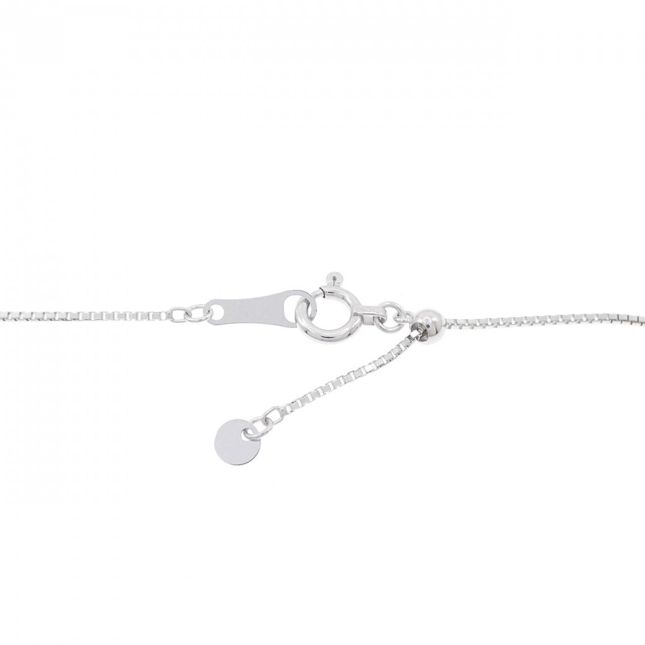K18WG ダイヤモンド ネックレス 0.96CT