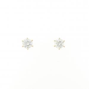 【新品】K18YG ダイヤモンド ピアス 0.306CT 0.304CT G SI1 VG