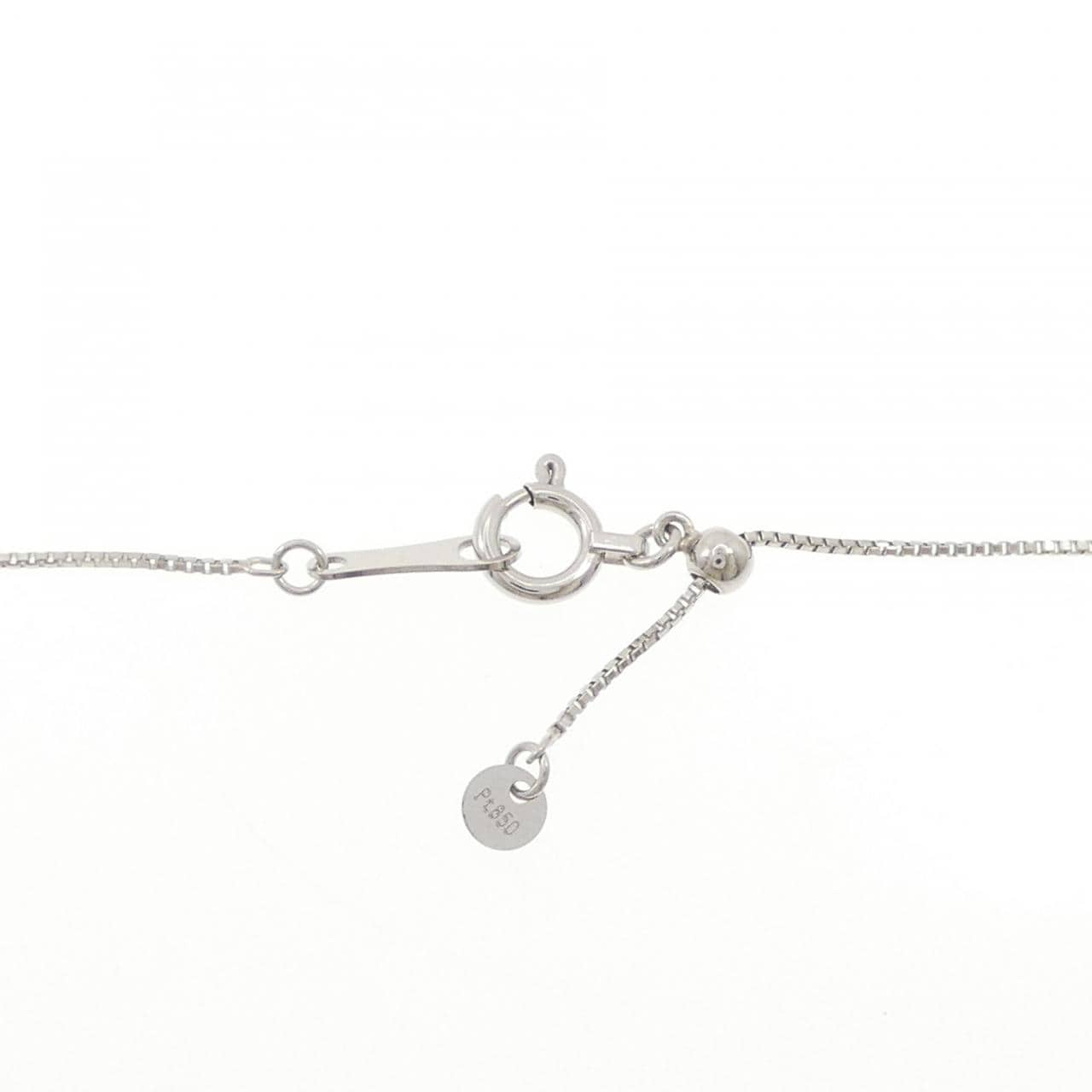 PT900/PT850 ルビー ネックレス 0.21CT