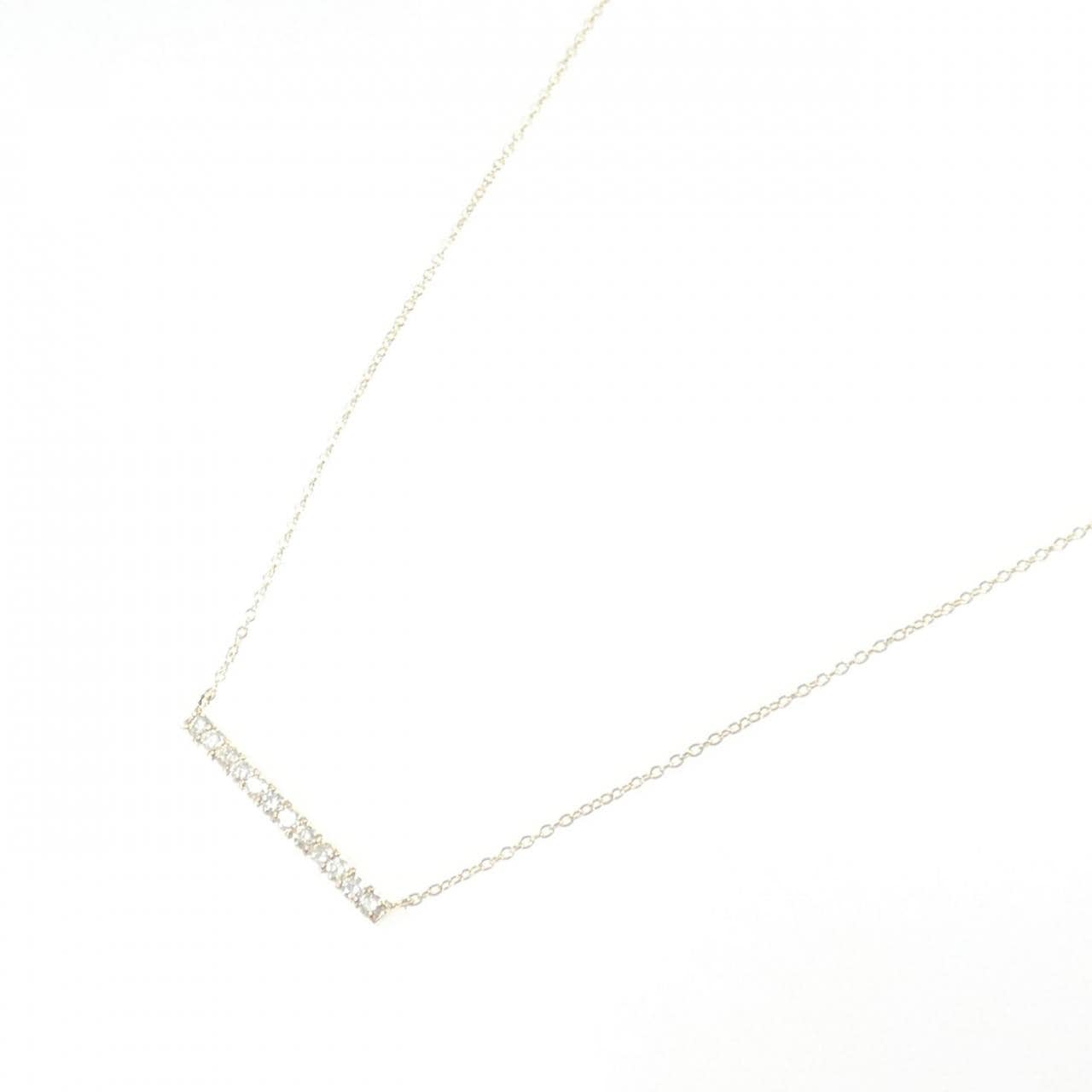 【リメイク】K10YG ダイヤモンド ネックレス 0.30CT