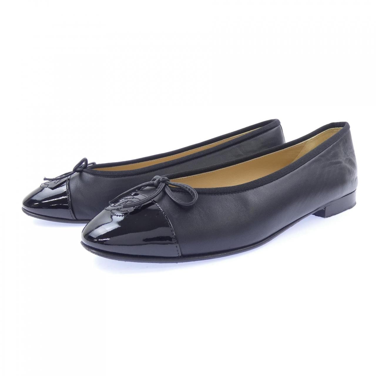 シャネル CHANEL バレリーナ G02819Y01552 フラットシューズ