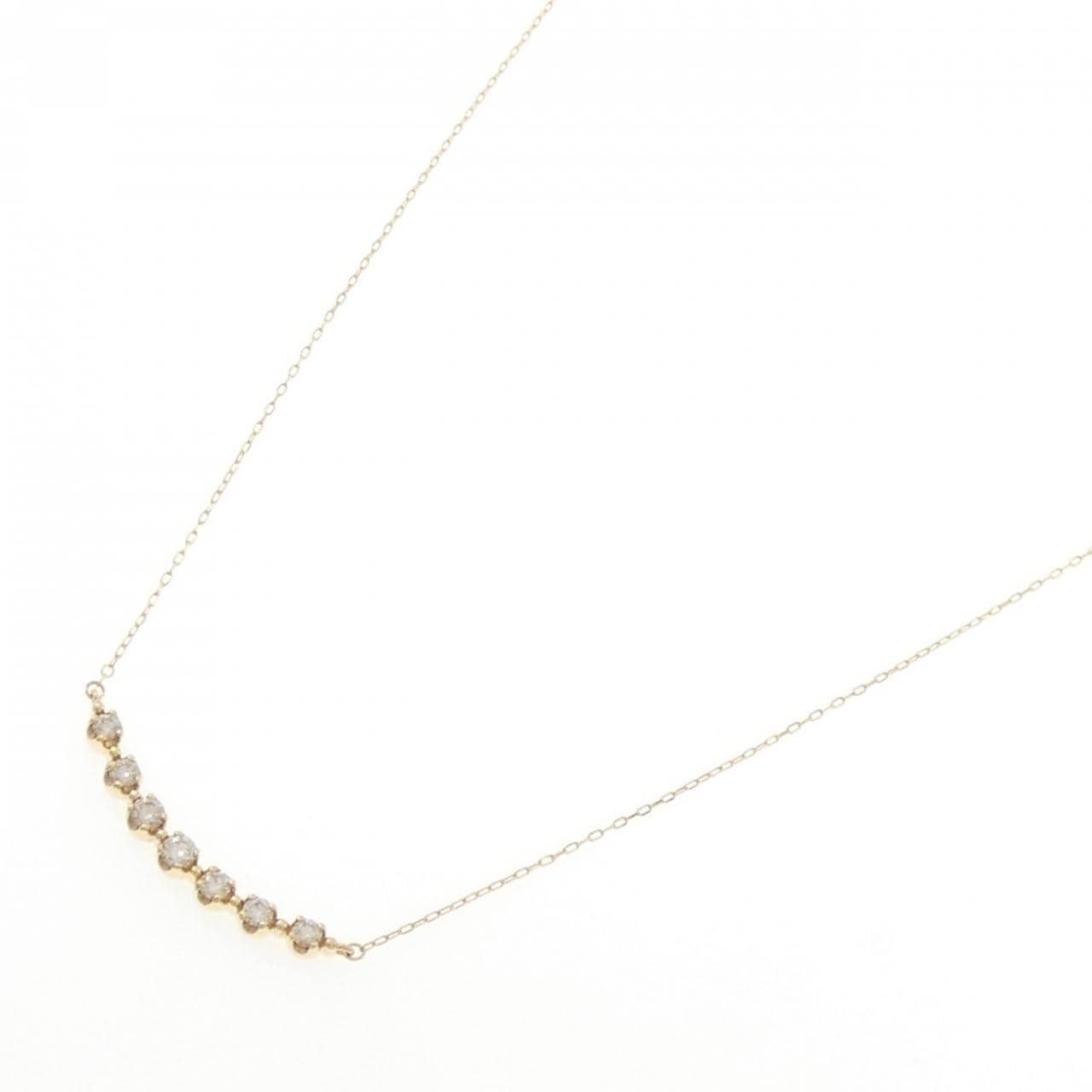 K18YG ダイヤモンド ネックレス 0.30CT