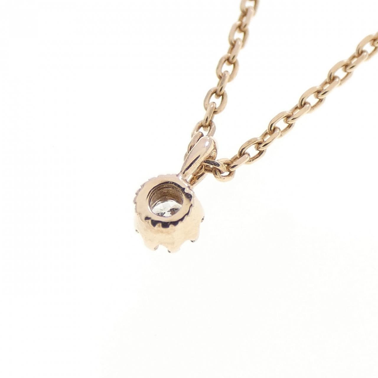 アガット ダイヤモンド ネックレス 0.03CT