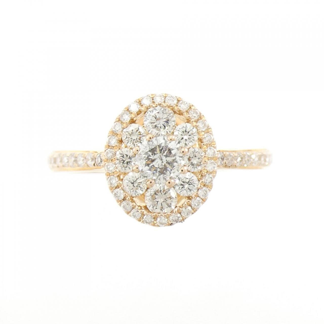 750PG ダイヤモンド リング 0.66CT