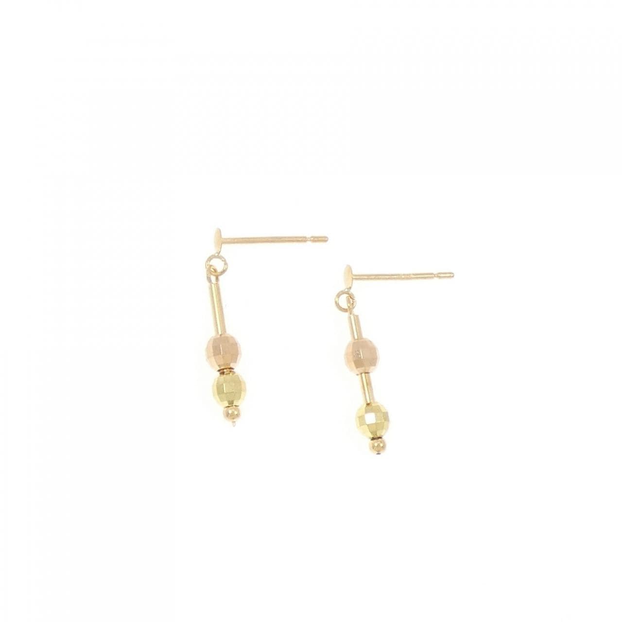 K18YG/K18PG earrings