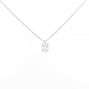 【リメイク】PT900/PT850 ダイヤモンド ネックレス 0.334CT G VS1 オーバルカット