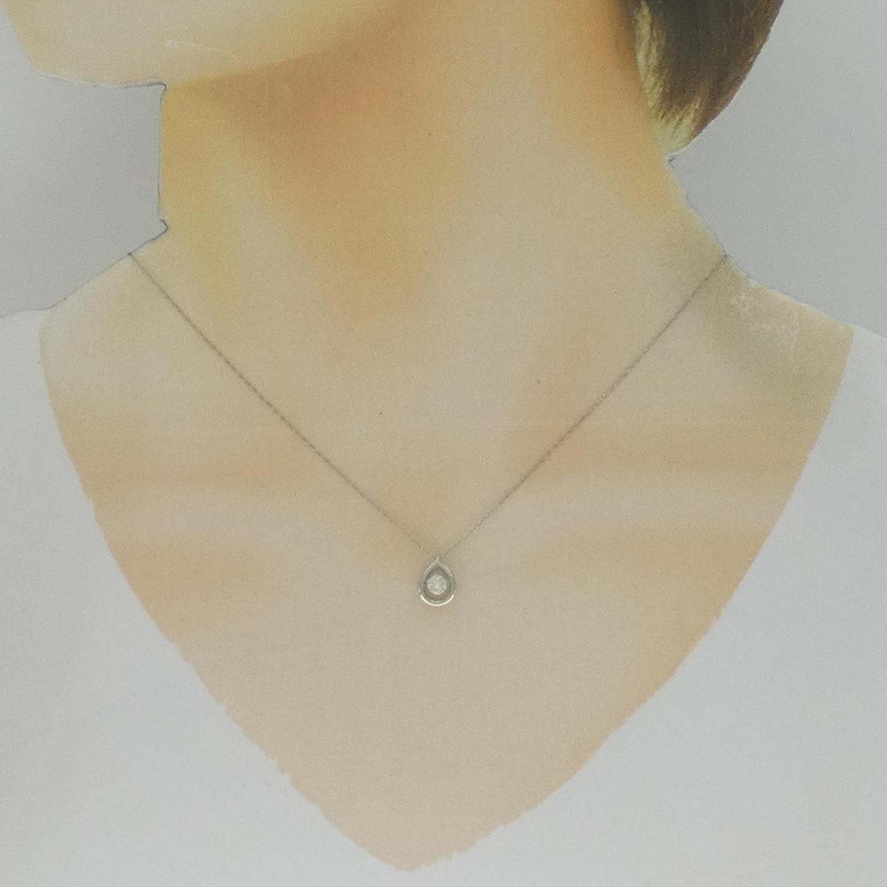 【新品】PT900 ダイヤモンド ネックレス 0.20CT
