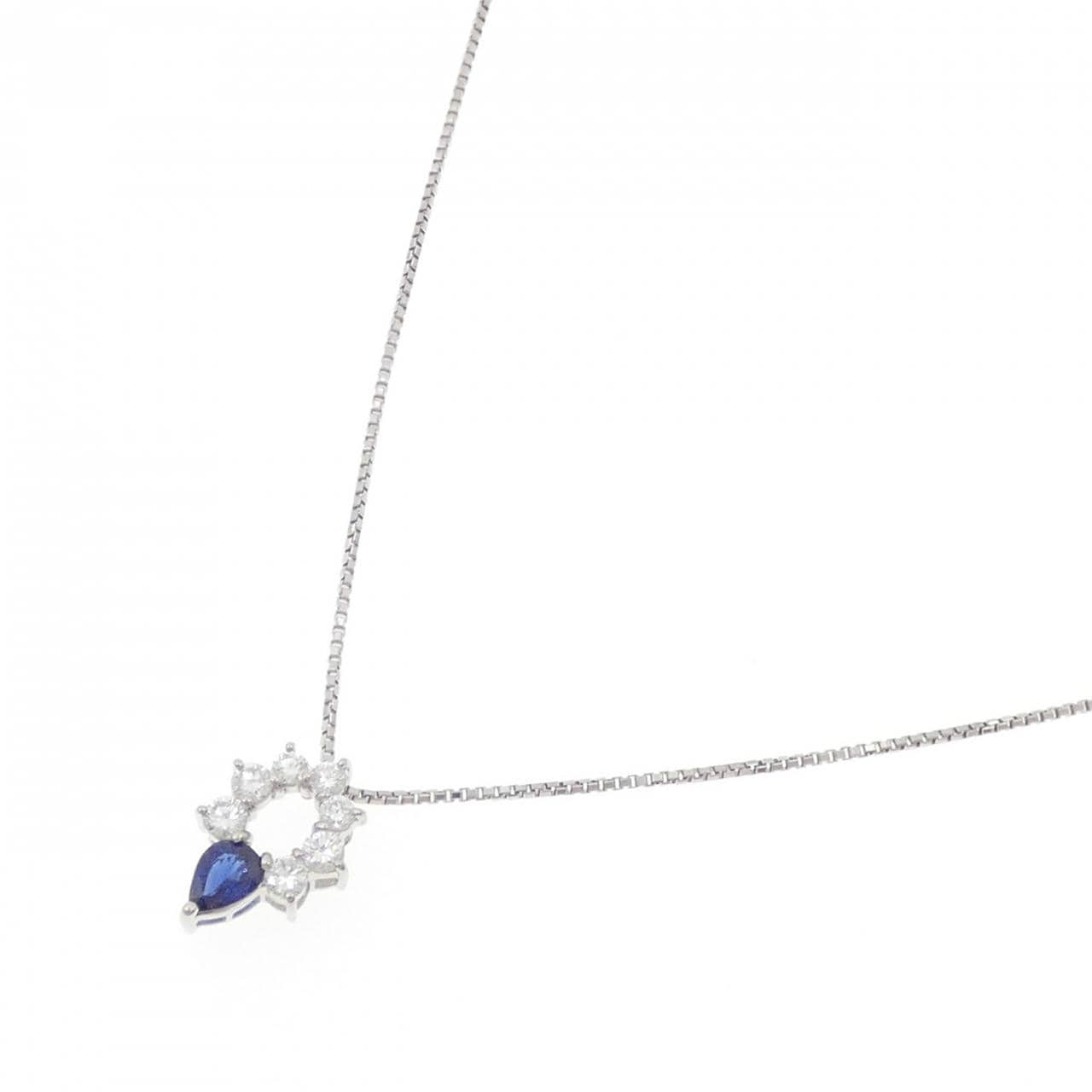 PT900/PT850蓝宝石项链0.57CT