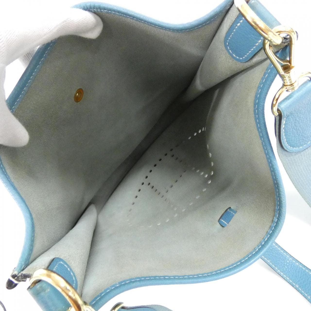 【ヴィンテージ】エルメス エヴリン GM ショルダーバッグ