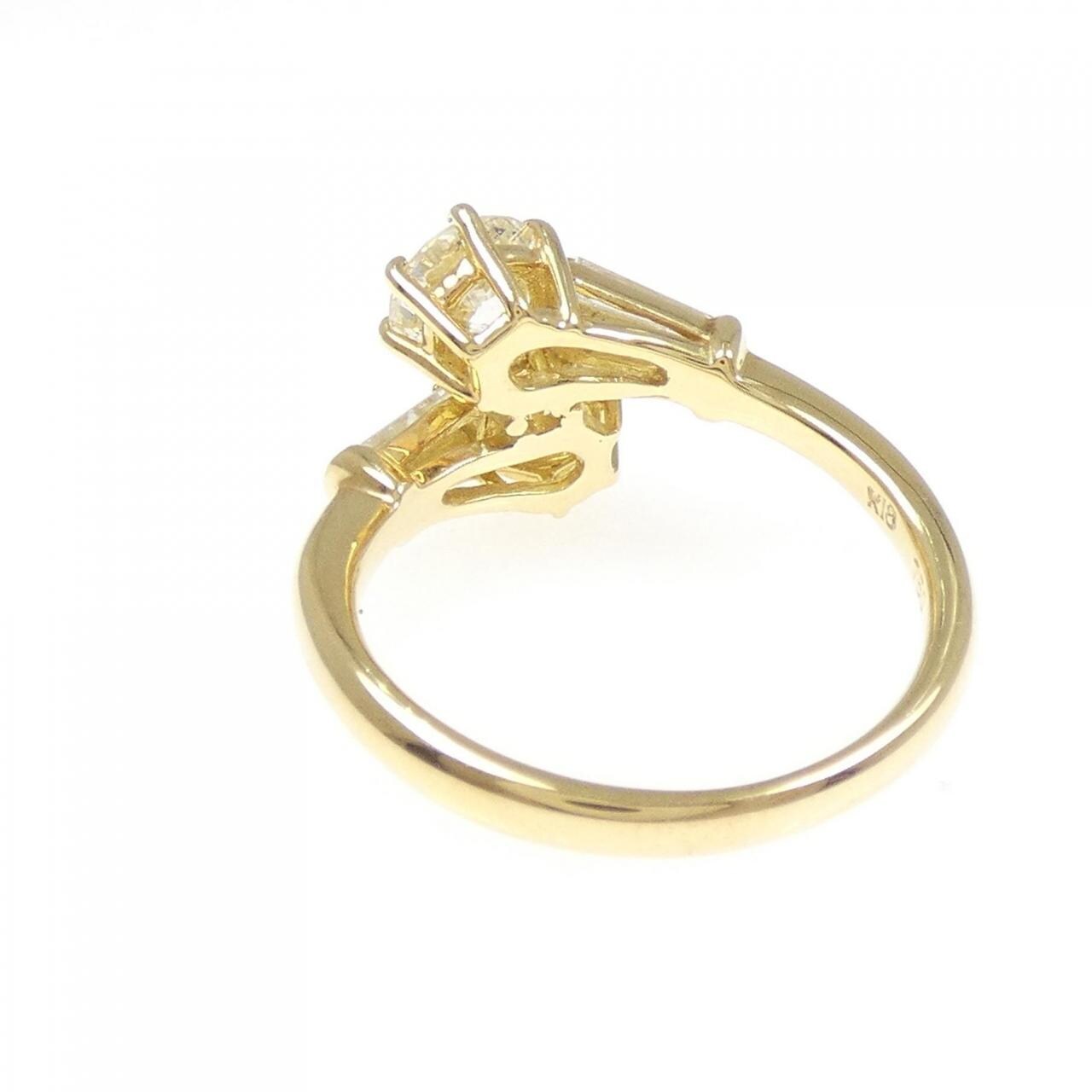 K18YG ダイヤモンド リング