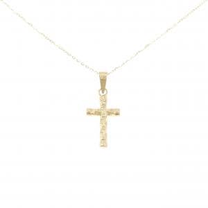 K18YG クロス ネックレス