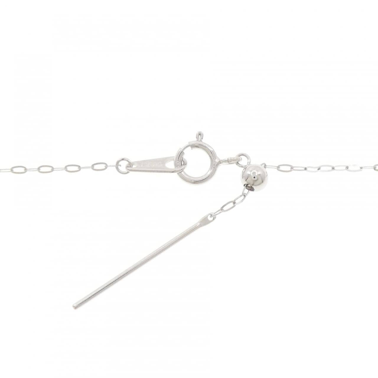 K18WG ダイヤモンド ネックレス 0.201CT