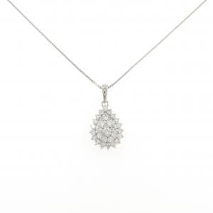 PT900/PT850 ダイヤモンド ネックレス 1.05CT