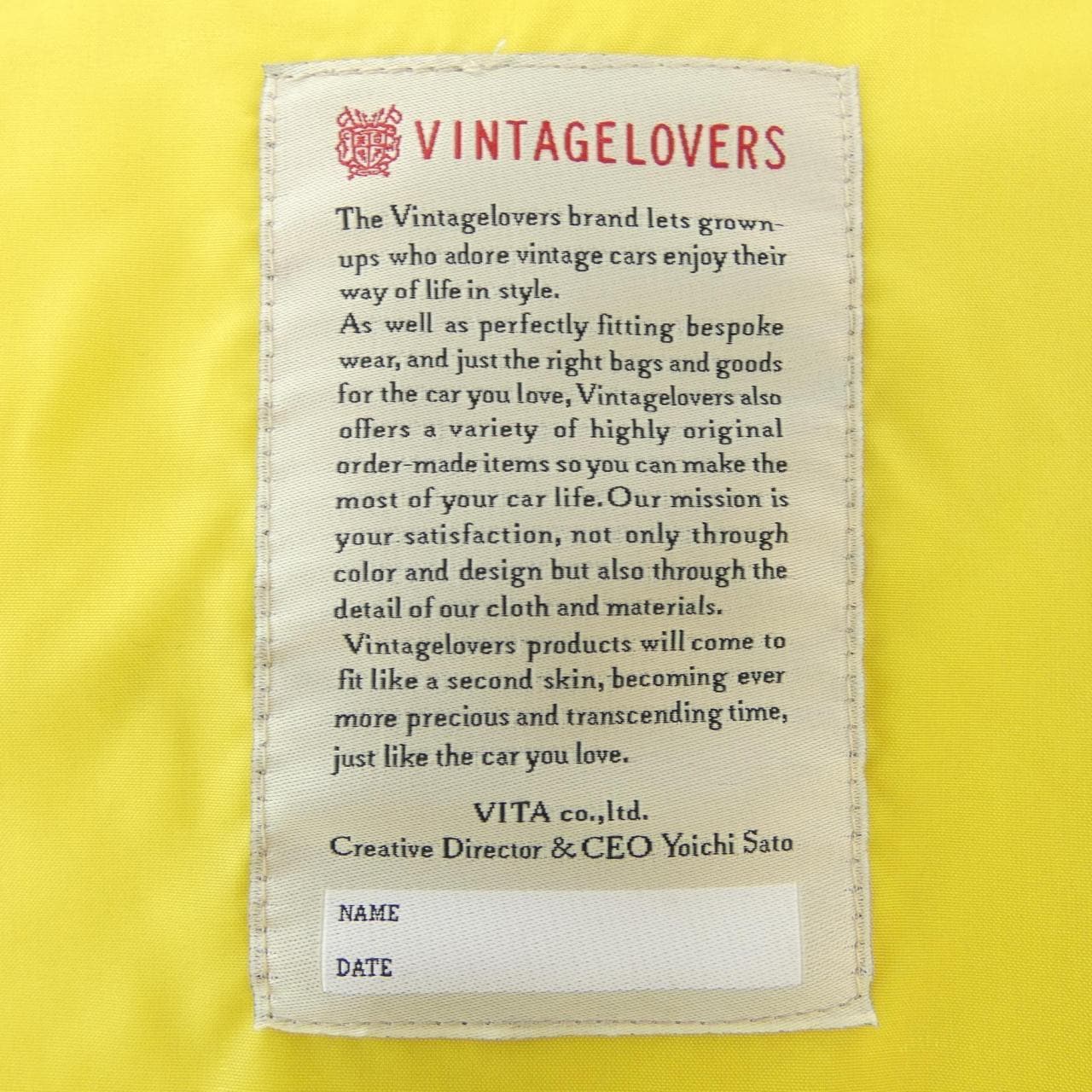 VINTAGELOVERS ジャケット