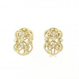 K18YG/K18PG ダイヤモンド イヤリング 0.18CT