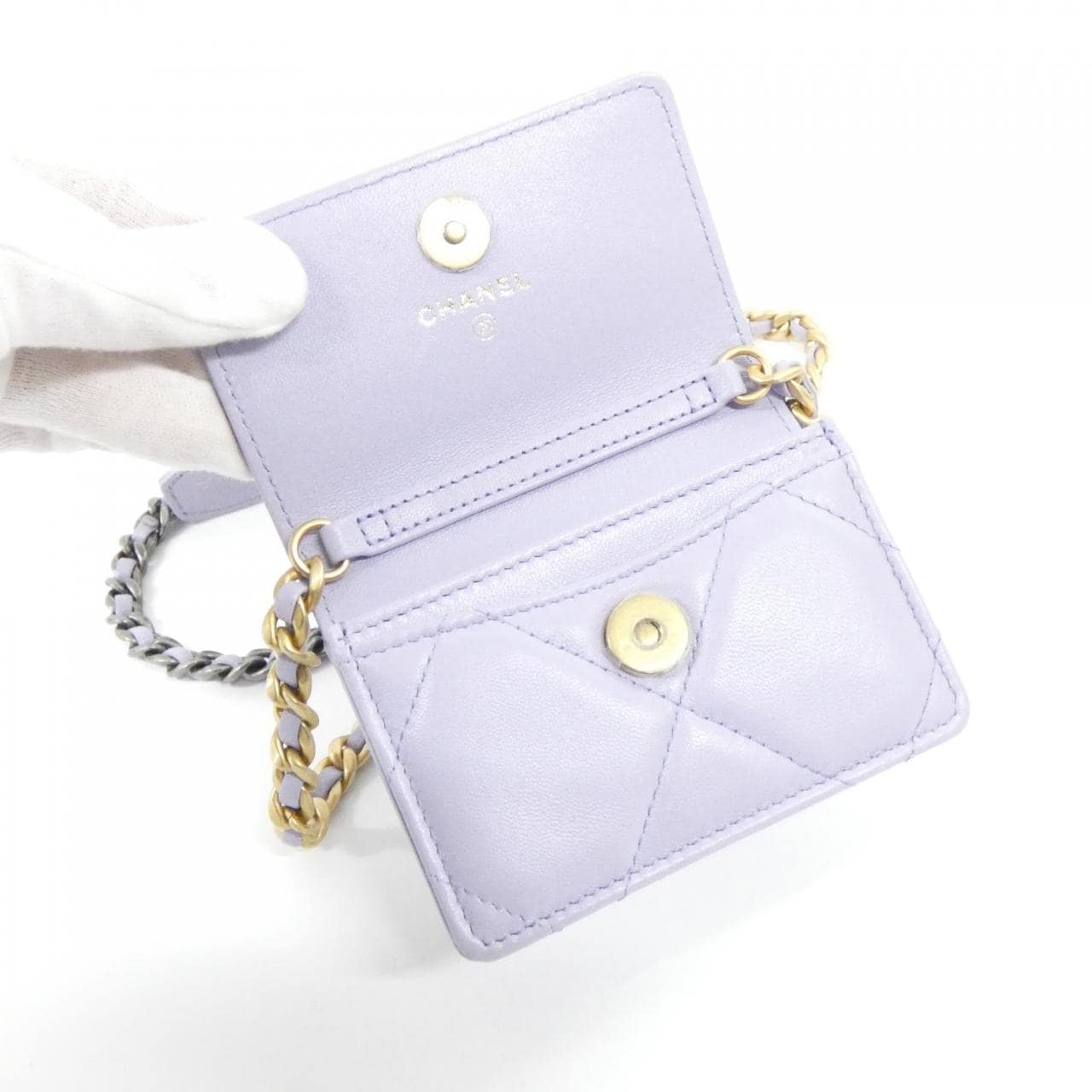 シャネル シャネル19 ライン AP2409 カードケース